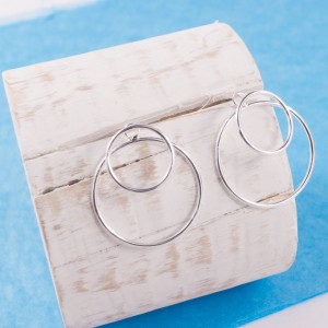 Silver Cyclic Earrings