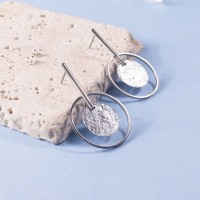 Silver Merrian Stud Earrings