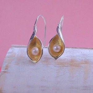 Silver Snakeye Earrings
