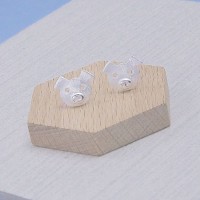 Silver Piglet Earrings