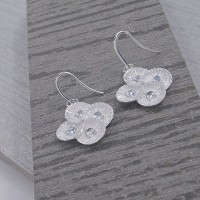 Silver Fiore Earrings