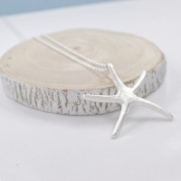 Silver Astro Starfish Pendant